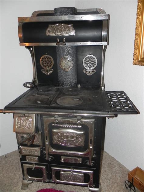 Gas burners were added to some models in 1905. . Monarch malleable wood cook stove parts